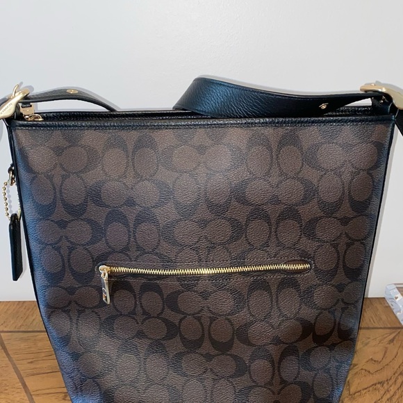 Coach Signature Tote and Wallet Set - Black and Brown - Picture 3 of 9